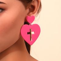 Fashion Cross Arylic Polishing Women's Ear Studs 1 Pair sku image 36