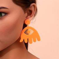 Fashion Cross Arylic Polishing Women's Ear Studs 1 Pair sku image 41