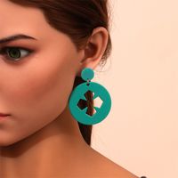 Fashion Cross Arylic Polishing Women's Ear Studs 1 Pair sku image 16
