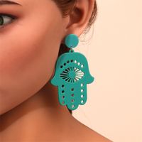 Fashion Cross Arylic Polishing Women's Ear Studs 1 Pair sku image 35