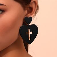 Fashion Cross Arylic Polishing Women's Ear Studs 1 Pair sku image 38