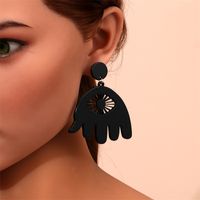 Fashion Cross Arylic Polishing Women's Ear Studs 1 Pair sku image 42