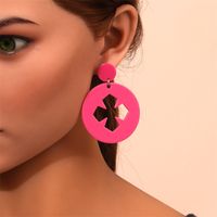 Fashion Cross Arylic Polishing Women's Ear Studs 1 Pair sku image 13