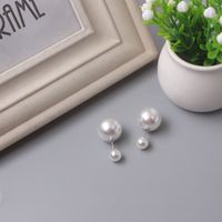 Simple Style Geometric Imitation Pearl Women's Earrings 1 Pair sku image 1