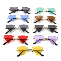 Fashion Geometric Pc Special-shaped Mirror Patchwork Full Frame Women's Sunglasses main image 4