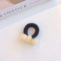 Fashion Bow Knot Cloth Handmade Hair Tie 1 Piece sku image 1