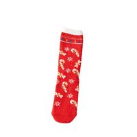 Women's Fashion Christmas Tree Santa Claus Coral Fleece Crew Socks 1 Set main image 3