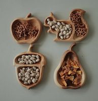 Kreative Haushalt Obst Platte Eichhörnchen Holz Snack Tablett sku image 1