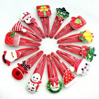 Cute Cartoon Plastic Resin Spray Paint Hair Clip 1 Piece main image 5