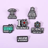 Fashion Letter Alloy Plating Unisex Brooches main image 4