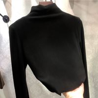 Women's T-shirt Long Sleeve Blouses Casual Solid Color main image 4