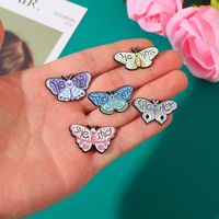 Fashion Butterfly Alloy Stoving Varnish Unisex Brooches main image 4