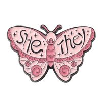Fashion Butterfly Alloy Stoving Varnish Unisex Brooches sku image 2