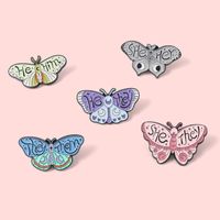 Fashion Butterfly Alloy Stoving Varnish Unisex Brooches main image 6