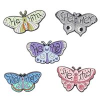 Fashion Butterfly Alloy Stoving Varnish Unisex Brooches main image 2