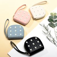 Women's Flower Pu Leather Zipper Coin Purses main image 6