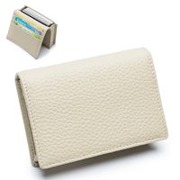 Unisex Solid Color Leather Flip Cover Card Holders sku image 5