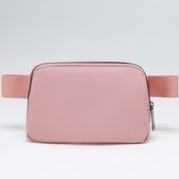 Unisex Fashion Solid Color Nylon Waist Bags sku image 8