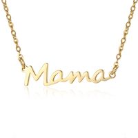 Simple Style Letter Alloy Women's Necklace 1 Piece sku image 2