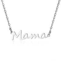 Simple Style Letter Alloy Women's Necklace 1 Piece sku image 3