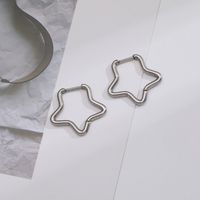 Fashion Geometric Stainless Steel Gold Plated Earrings 1 Pair sku image 1