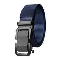 Business Solid Color Imitation Nylon Iron Unisex Woven Belts sku image 2