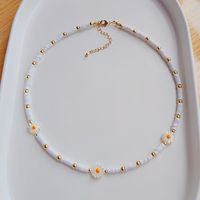 Fashion Heart Shape Natural Freshwater Pearl Soft Clay Beaded Women's Pendant Necklace main image 5