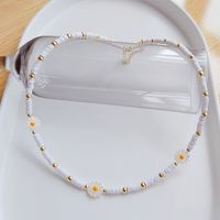 Fashion Heart Shape Natural Freshwater Pearl Soft Clay Beaded Women's Pendant Necklace main image 4