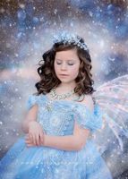 Princess Butterfly Cotton Blend Polyester Girls Dresses main image 3