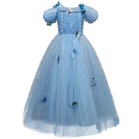 Princesa Mariposa Mezcla De Algodón Poliéster Vestidos Para Niñas sku image 2