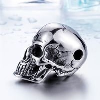 Fashion Skull Titanium Steel Plating Pendant Necklace 1 Piece main image 3