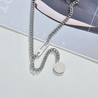 Vintage Style Round Stainless Steel Necklace 1 Piece main image 7
