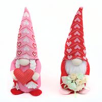 Valentine's Day Heart Shape Plastic Cloth Date Ornaments 1 Piece main image 4