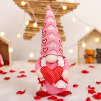 Valentine's Day Heart Shape Plastic Cloth Date Ornaments 1 Piece sku image 2