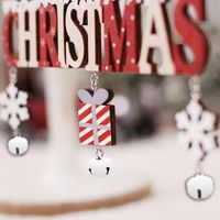 Christmas Fashion Letter Snowman Wood Party Hanging Ornaments 1 Piece main image 3