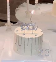 Birthday Letter Alloy Cloth Birthday Cake Decorating Supplies main image 5