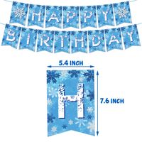 Birthday Snowflake Paper Party Decorative Props 1 Set main image 3