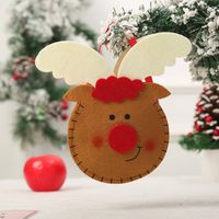 Christmas Fashion Snowman Elk Cloth Party Gift Wrapping Supplies 1 Piece sku image 15