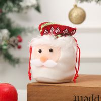 Christmas Fashion Snowman Elk Cloth Party Gift Wrapping Supplies 1 Piece sku image 19