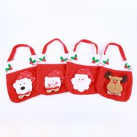 Christmas Fashion Snowman Elk Cloth Party Gift Wrapping Supplies 1 Piece main image 2