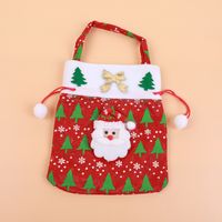 Christmas Fashion Snowman Elk Cloth Party Gift Wrapping Supplies 1 Piece sku image 16