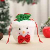 Christmas Fashion Snowman Elk Cloth Party Gift Wrapping Supplies 1 Piece sku image 23