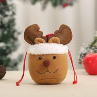 Christmas Fashion Snowman Elk Cloth Party Gift Wrapping Supplies 1 Piece sku image 24