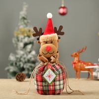 Christmas Fashion Snowman Elk Cloth Party Gift Wrapping Supplies 1 Piece sku image 31