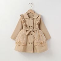 Fashion Solid Color Polyester Girls Outerwear sku image 2