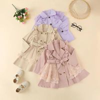 Fashion Solid Color Polyester Girls Outerwear main image 1