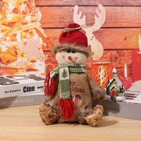 Christmas Fashion Snowman Elk Cloth Party Gift Wrapping Supplies 1 Piece sku image 40