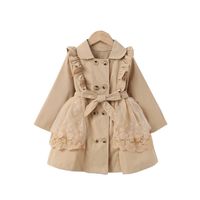 Fashion Solid Color Polyester Girls Outerwear main image 2