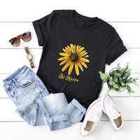 Women's T-shirt Short Sleeve T-shirts Printing Fashion Flower main image 1