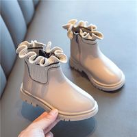 Women's Fashion Solid Color Round Toe Martin Boots main image 4